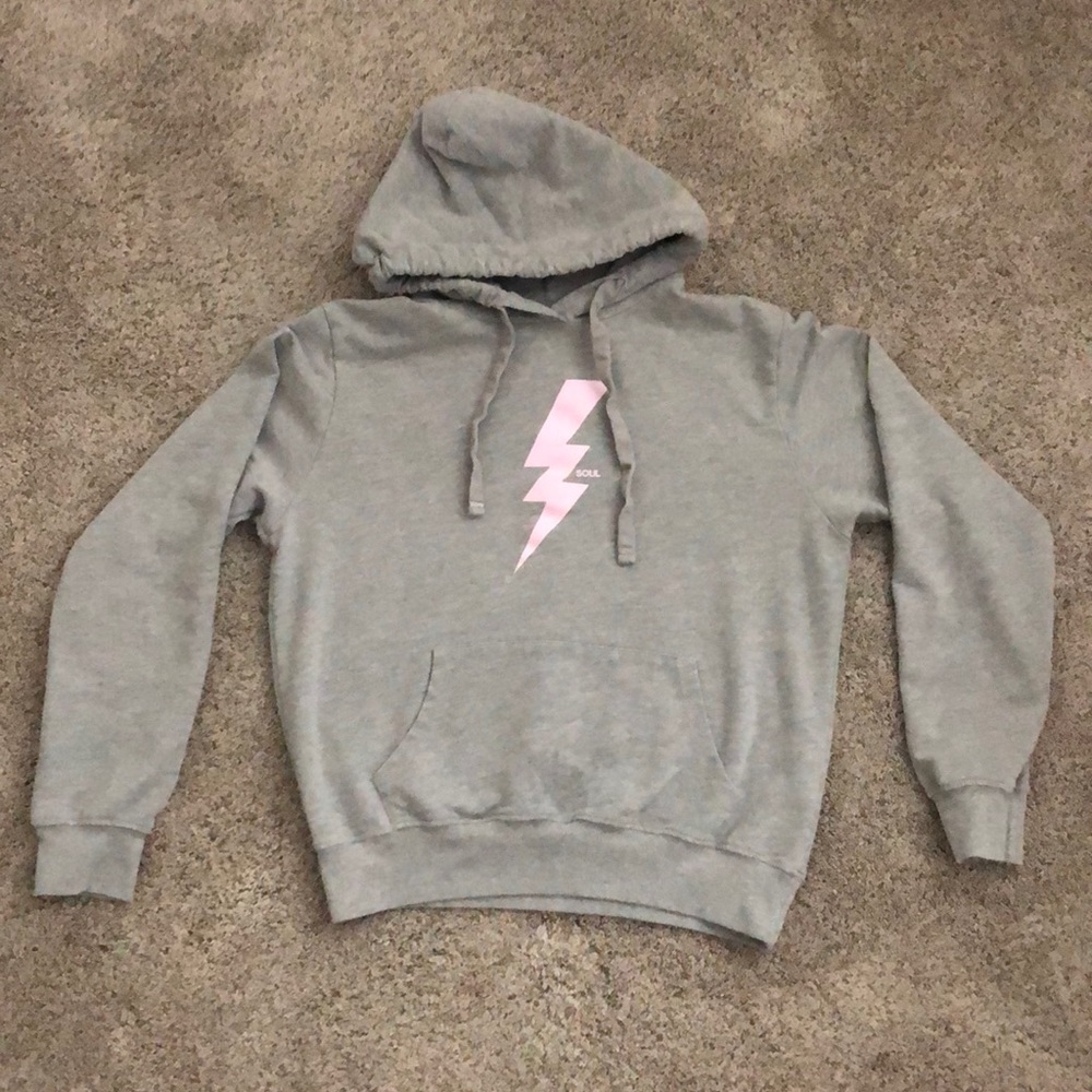 SoulCycle gray hoodie